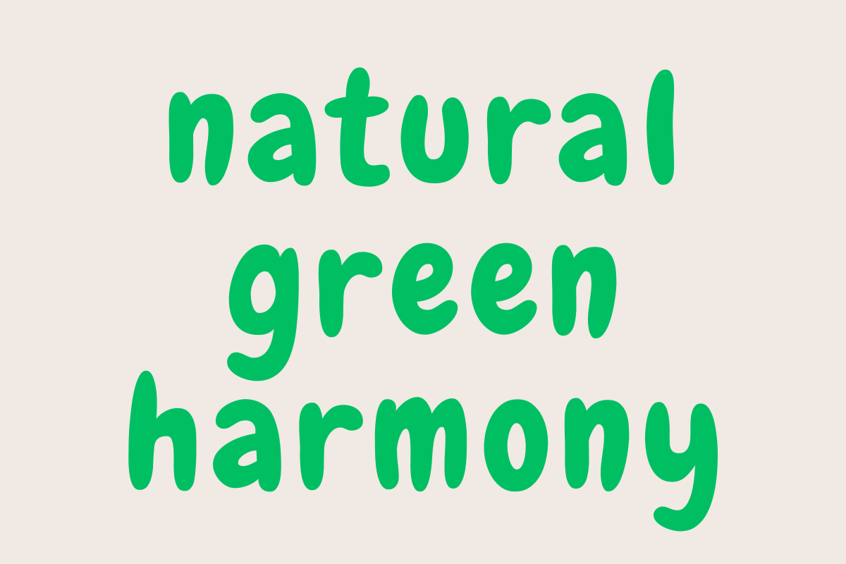 natural green harmoneyについて